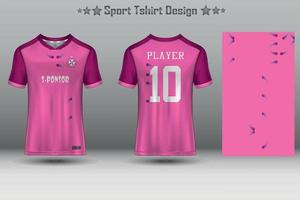 Soccer jersey mockup football jersey design sublimation sport t shirt design collection for racing, cycling, gaming, motocross vector