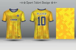 Soccer jersey mockup football jersey design sublimation sport t shirt design collection for racing, cycling, gaming, motocross vector