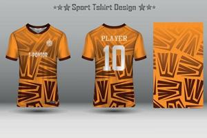 Soccer jersey mockup football jersey design sublimation sport t shirt design collection for racing, cycling, gaming, motocross vector