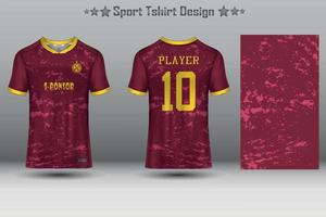 Soccer jersey mockup football jersey design sublimation sport t shirt design collection for racing, cycling, gaming, motocross vector