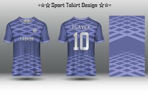 Football jersey mockup, soccer jersey mockup, cycling jersey mockup and sport jersey mockup with abstract geometric pattern Free Vector