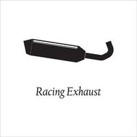 exhaust racing icon logo vector design, this vector image can be used to create company logos and others