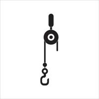 pulley icon logo vector design, this vector image can be used to create company logos and others