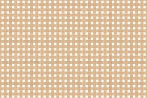 Brown wicker pattern background, Abstract brown square texture on white background vector