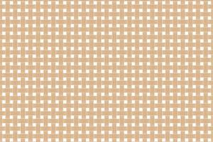 Brown wicker pattern background, Abstract brown square texture on white background vector