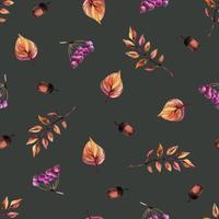 Trendy autumn pattern, great design for any purposes. vector