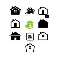 House icon set vector image design on white background