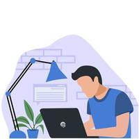 PEOPLE WORKING IN OFFICE vector