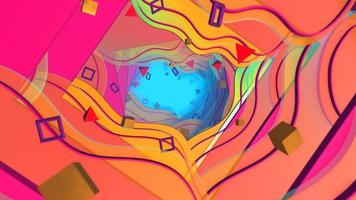 3D illustration Background for advertising and wallpaper in flat art style and abstract scene. 3D rendering in decorative concept. photo