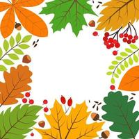 Autumn season templates with leaves and floral elements in autumn colors. vector layouts are ideal for prints, flyers, banners, invitations.Fashionable autumn banners.