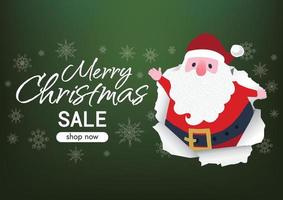 christmas sale promotion for christmas and new year banner design vector