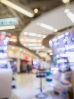 shopping mall blurred background photo