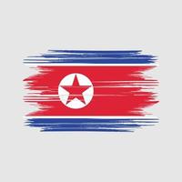 vector libre de diseño de bandera de corea del norte