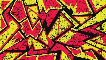 Red and yellow abstract grunge background vector