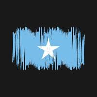 cepillo de vector de bandera de somalia. vector de pincel de bandera nacional