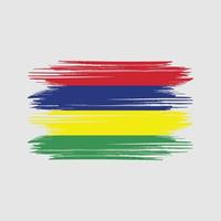 Mauritius flag Design Free Vector