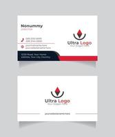 Creative and Minimal Business Card vector