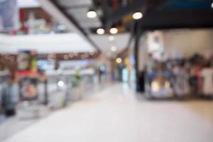 shopping mall blurred abstract background photo