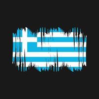 Greece Flag Vector Brush. National Flag Brush Vector