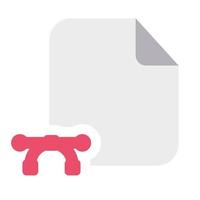 Vector Files Icon Flat Style