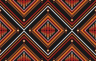 Geometric ethnic seamless pattern in tribal. American, mexican style. Aztec abstract art. vector