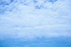 blue sky with clouds nature abstract background photo