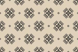Geometric ethnic seamless pattern in tribal. Fabric Indian style. Abstract ikat art. vector