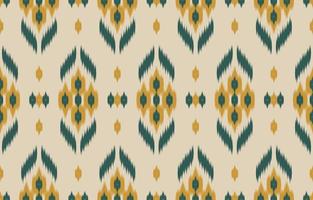 Geometric ethnic ikat oriental seamless pattern traditional. Aztec striped style. vector