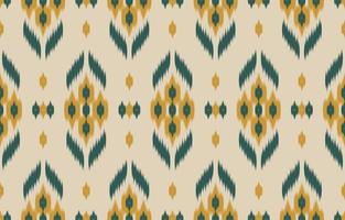 Geometric ethnic ikat oriental seamless pattern traditional. Aztec striped style. vector