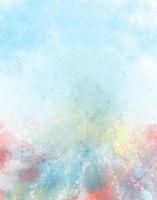 Abstract painting using watercolors. Design for your date, postcard, banner, logo. vector