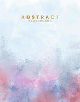 Abstract painting using watercolors. Design for your date, postcard, banner, logo. vector