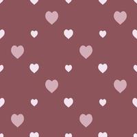 Seamless pattern in light pink hearts on discreet pink for fabric, textile, clothes, tablecloth and other things. Vector image.