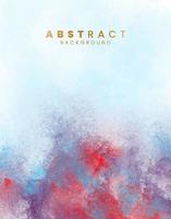 Abstract painting using watercolors. Design for your date, postcard, banner, logo. vector