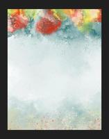 Abstract painting using watercolors. Design for your date, postcard, banner, logo. vector