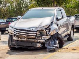 fondo de accidente de accidente automovilístico foto