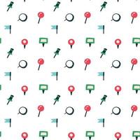 Pattern Button Geolocation Flags Magnifier vector