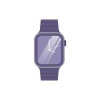 ilustración plana de reloj inteligente. elemento de diseño de icono limpio sobre fondo blanco aislado vector