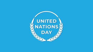 United Nations Day. Vector illustration