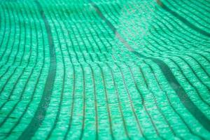 Close up Green Shading Net protect sun light photo