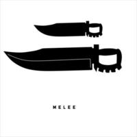 wector melee knife katana sickle vector