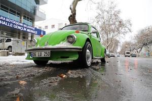 green classic volkswagen cars car photo