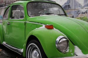 green classic volkswagen cars car photo