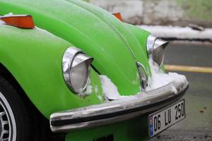 green classic volkswagen cars car photo