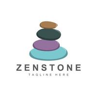 Balance Stone Logo Design, Vector Therapy Stone, Massage Stone, Hot Stone And Zenstone, Product Brand Illustration