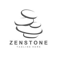 Balance Stone Logo Design, Vector Therapy Stone, Massage Stone, Hot Stone And Zenstone, Product Brand Illustration