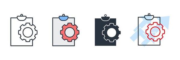 planning icon logo vector illustration. Project Management symbol template for graphic and web design collection
