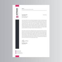 Clean and Corporate Letterhead Template vector