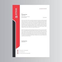 Clean and Corporate Letterhead Template vector