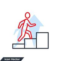 career icon logo vector illustration. career symbol template for graphic and web design collection