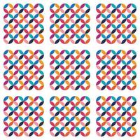 colorful geometric pattern abstract background vector